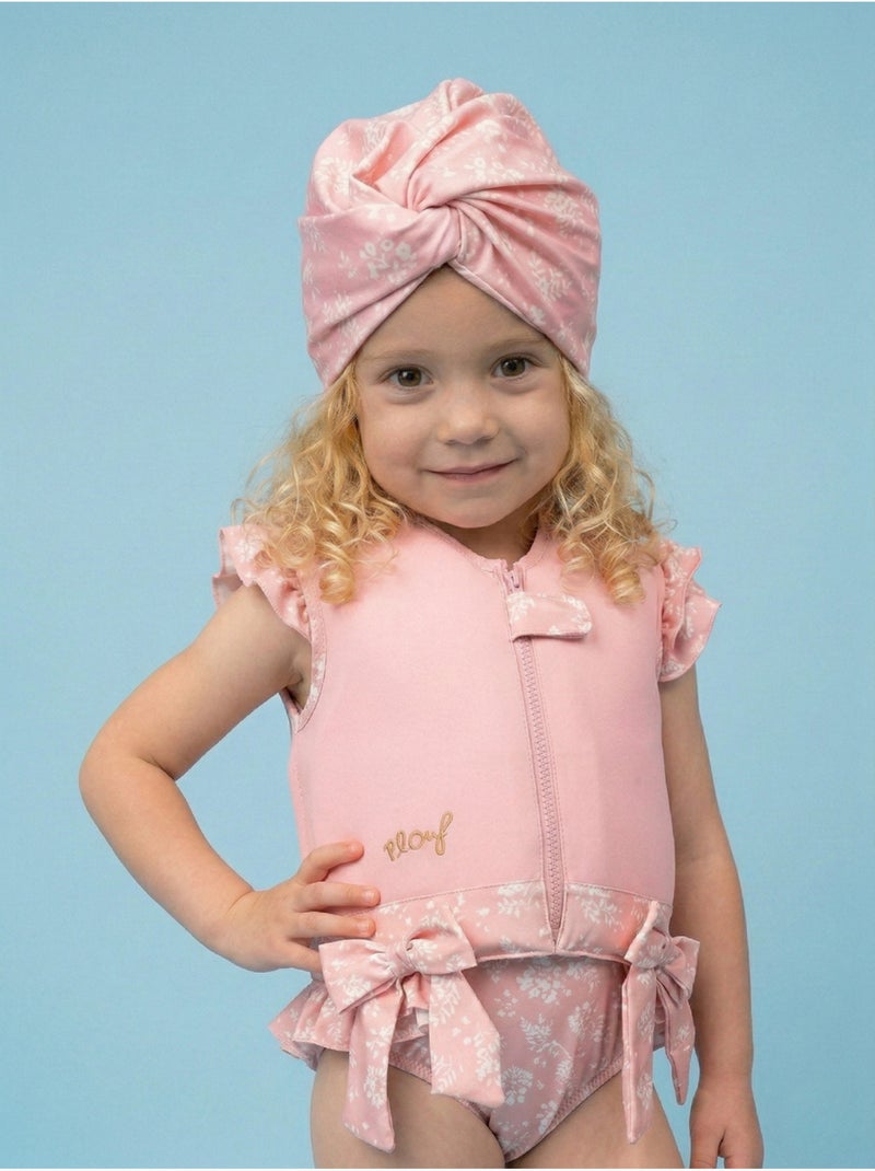 Turban de bain Anti-UV Fille Lily Rose bonbon - Kiabi