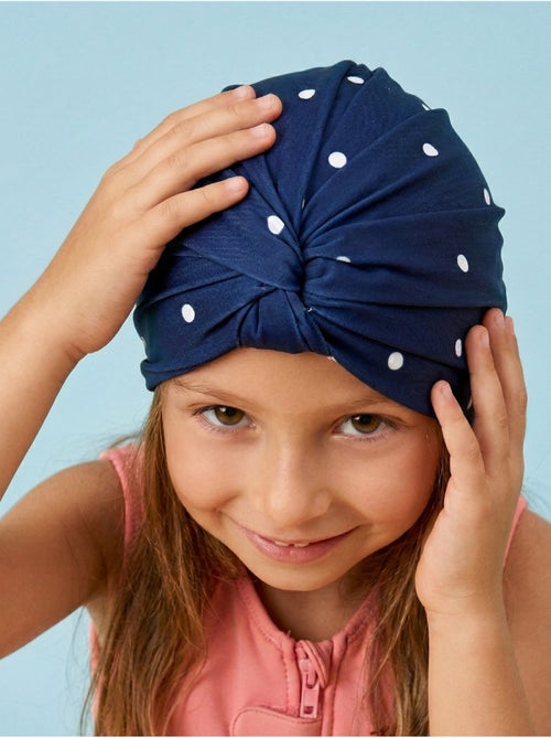 Turban de bain Anti-UV Fille Marine - Kiabi