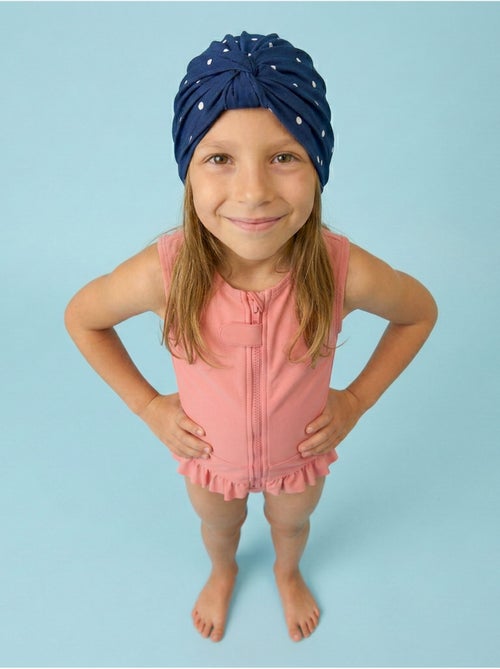 Turban de bain Anti-UV Fille Marine - Kiabi
