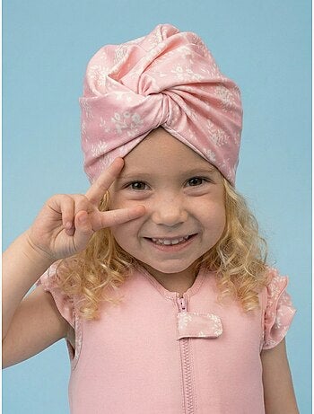 Turban de bain réversible Anti-UV Fille Celeste