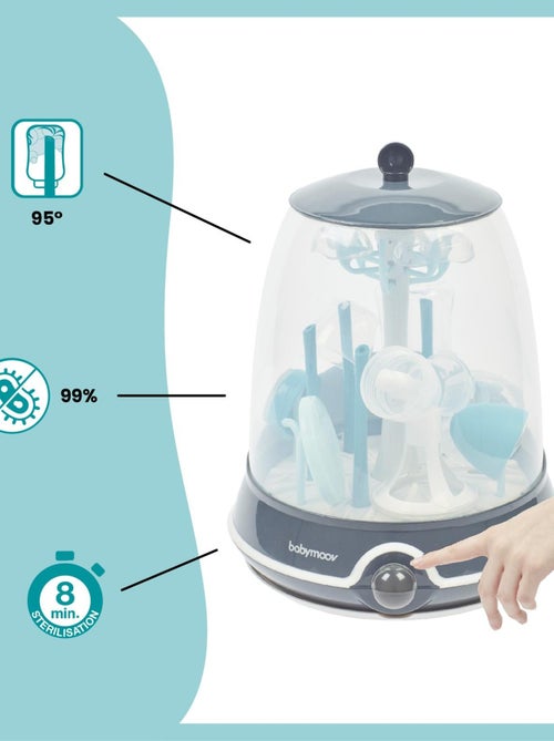 Turbo Steam Plus Stérilisateur Biberons Vapeur Electrique 2 en 1 'Babymoov' - Kiabi