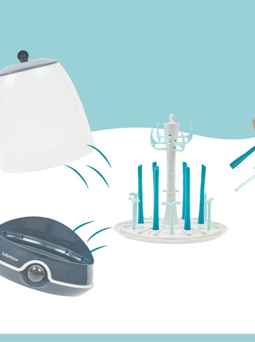 Turbo Steam Plus Stérilisateur Biberons Vapeur Electrique 2 en 1 'Babymoov' - Kiabi