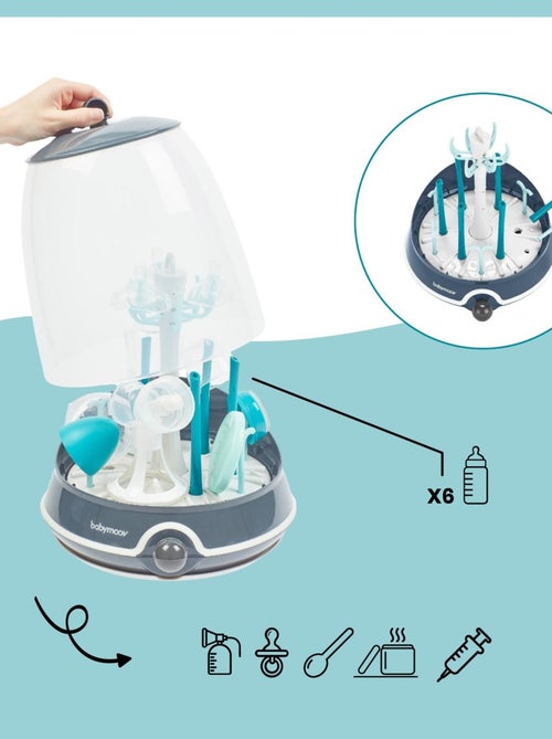 Turbo Steam Plus Stérilisateur Biberons Vapeur Electrique 2 en 1 'Babymoov' - Kiabi