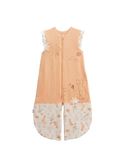 Turbulette d'été en gaze de coton avec jambes séparables Sierra - Kiabi Turbulette d'été en gaze de coton avec jambes séparables Sierra - Kiabi