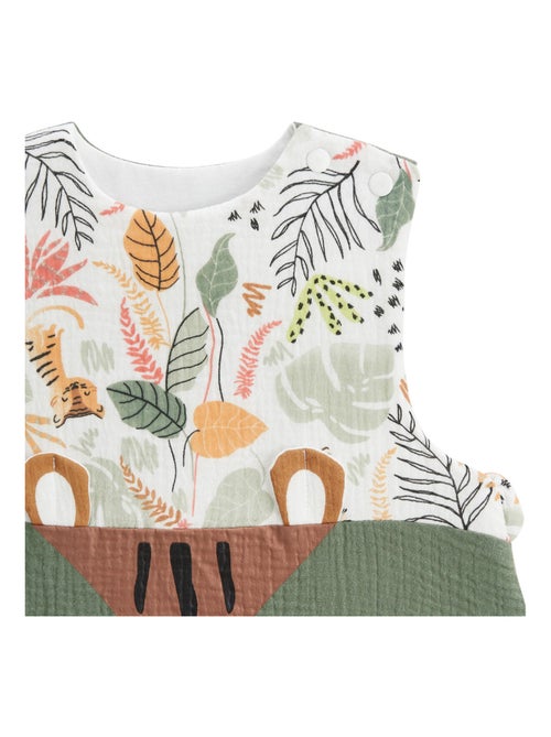 Turbulette d'été en gaze de coton avec pieds retroussables Dumbea - Kiabi