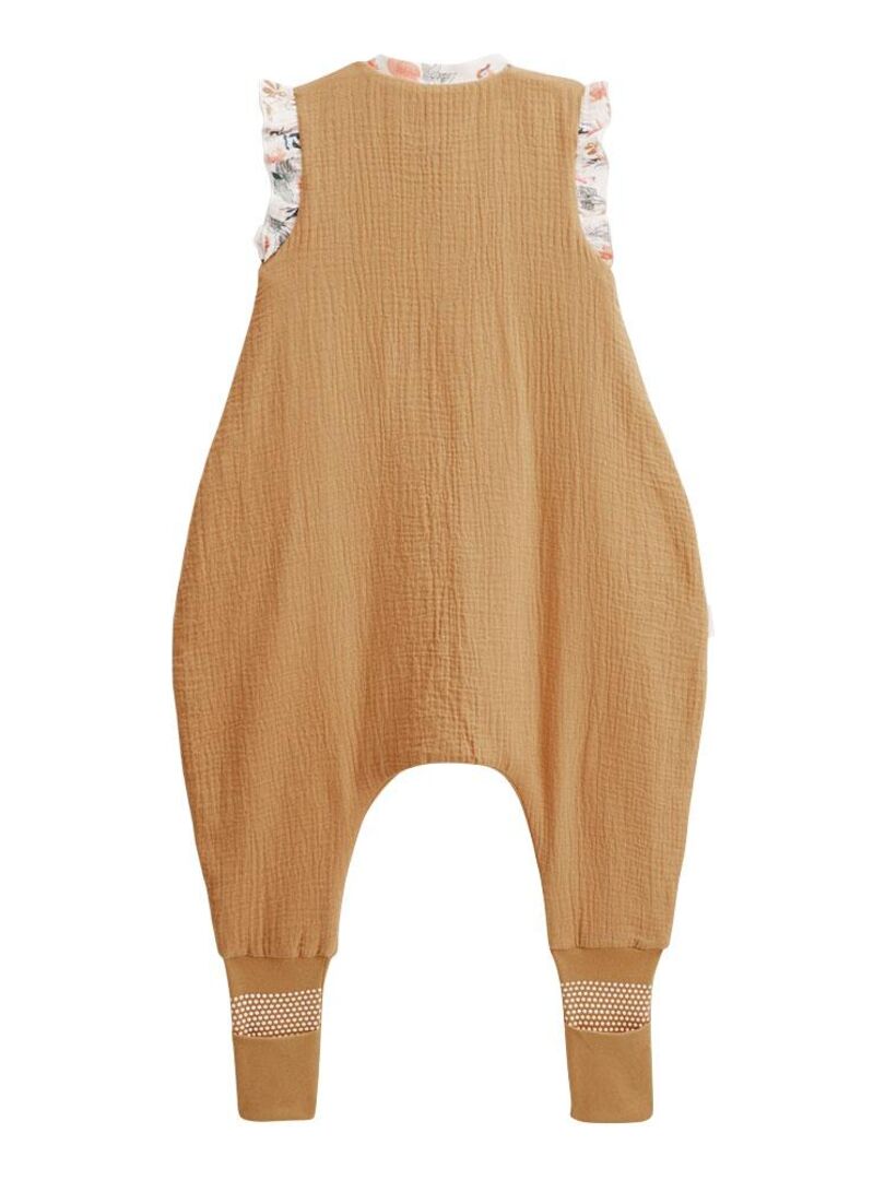 Turbulette d'été en gaze de coton avec pieds retroussables baroudeur ecru Petit Beguin | La Redoute Turbulette d'été en gaze de coton avec pieds retroussables baroudeur ecru Petit Beguin | La Redoute
