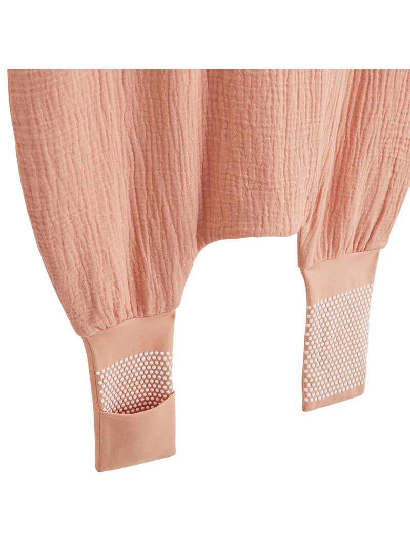 Turbulette d'été en gaze de coton avec pieds retroussables Mindanao Rose - Kiabi