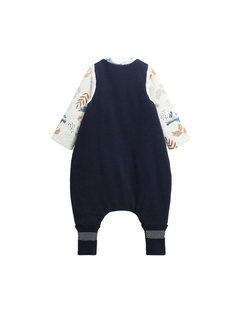 Turbulette d'hiver avec pieds retroussables et manches amovibles Bivouac Bleu - Kiabi