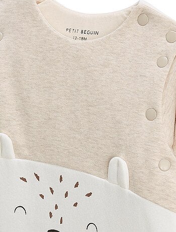 Turbulette d'hiver avec pieds retroussables et manches amovibles Cracotte