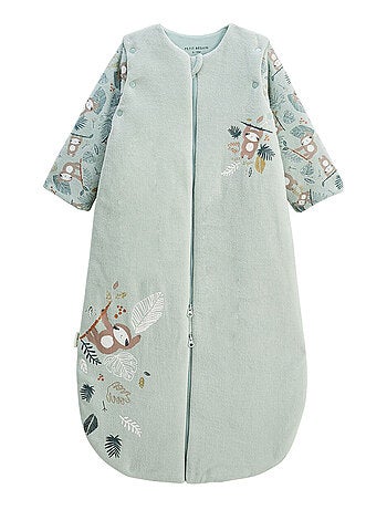 Turbulette d'hiver en velours avec manches amovibles et jambes séparables Cache-cache