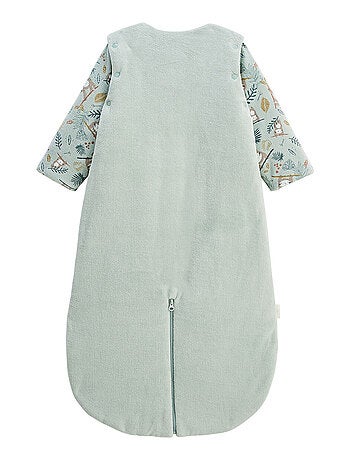 Turbulette d'hiver en velours avec manches amovibles et jambes séparables Cache-cache