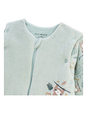 Turbulette d'hiver en velours avec manches amovibles et jambes séparables Cache-cache