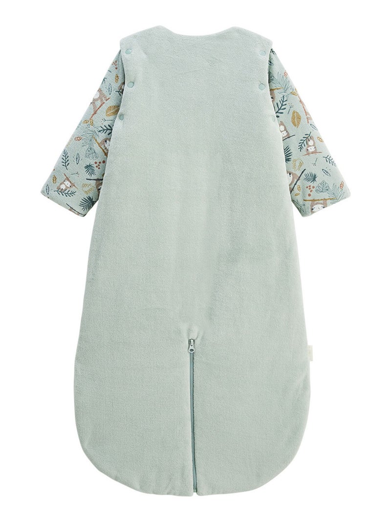 Turbulette d'hiver en velours avec manches amovibles et jambes séparables Cache-cache Vert - Kiabi