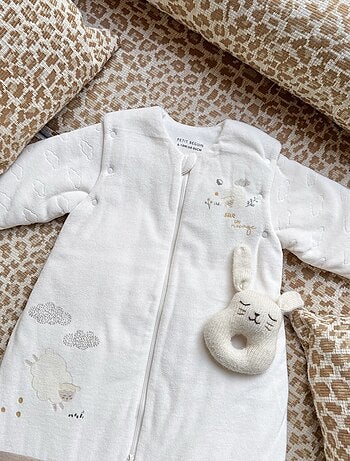 Turbulette d'hiver en velours avec manches amovibles et jambes séparables Câlins