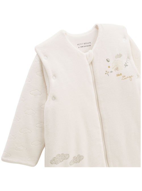 Turbulette d'hiver en velours avec manches amovibles et jambes séparables Câlins - Kiabi