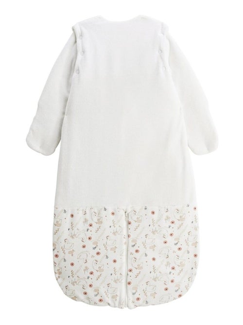 Turbulette d'hiver en velours avec manches amovibles et jambes séparables Perle - Kiabi Turbulette d'hiver en velours avec manches amovibles et jambes séparables Perle - Kiabi