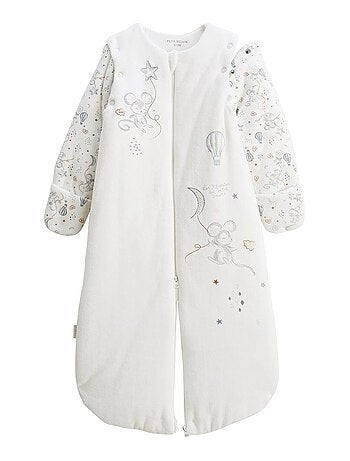 Turbulette d'hiver en velours avec manches amovibles et jambes séparables Rêverie