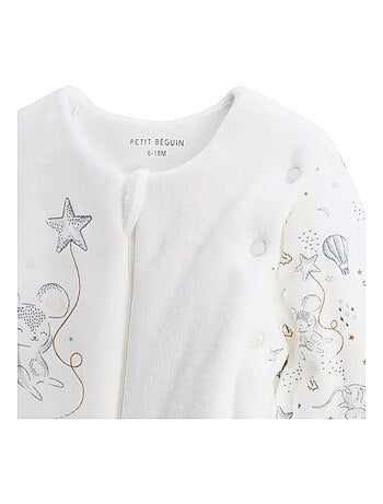 Turbulette d'hiver en velours avec manches amovibles et jambes séparables Rêverie