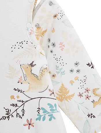 Turbulette d'hiver en velours avec pieds retroussables et manches amovibles Bloom