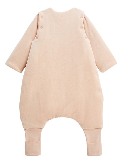 Turbulette d'hiver en velours avec pieds retroussables et manches amovibles Manouk - Kiabi