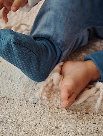 Turbulette d'hiver en velours avec pieds retroussables et manches amovibles Tao
