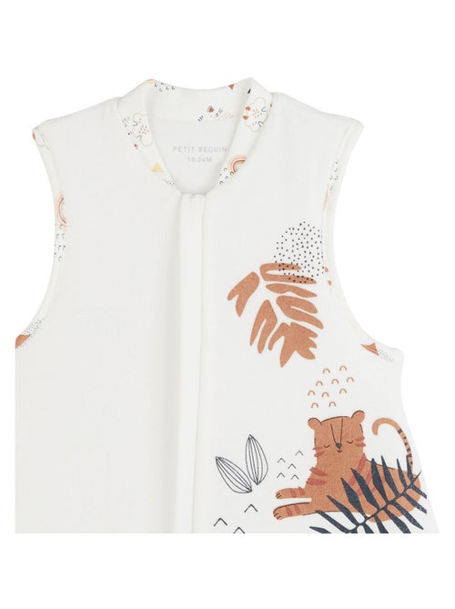 Turbulette d'hiver en velours avec pieds retroussables Gaufrette - Kiabi