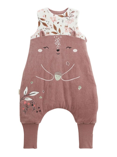 Turbulette d'hiver en velours avec pieds retroussables Sora - Kiabi