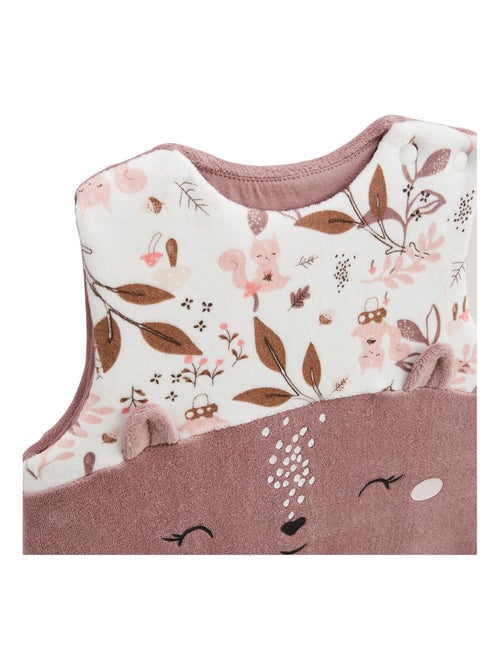 Turbulette d'hiver en velours avec pieds retroussables Sora - Kiabi