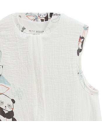 Turbulette TOG 0,5 en gaze de coton avec pieds retroussables Bento