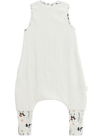 Turbulette TOG 1 en gaze de coton avec pieds retroussables Bento