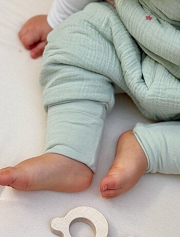 Turbulette TOG 2 en gaze de coton avec pieds retroussables Arya
