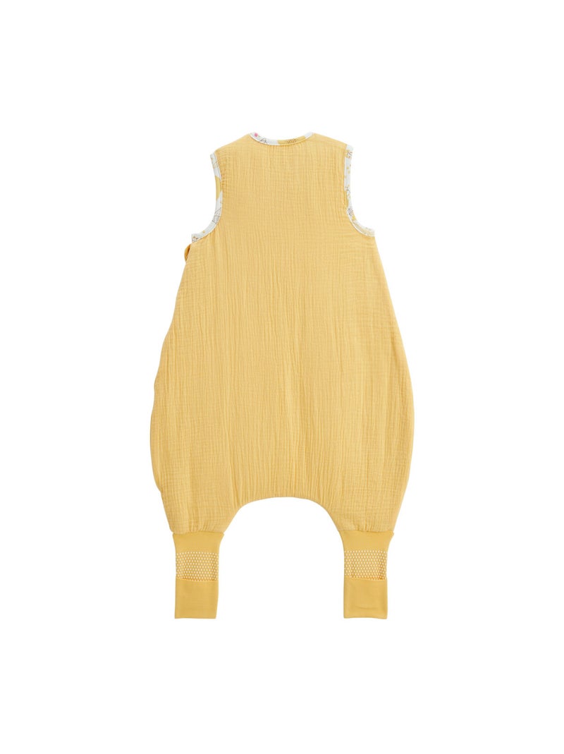 Turbulette TOG 2 en gaze de coton avec pieds retroussables Ciao Milano Jaune - Kiabi