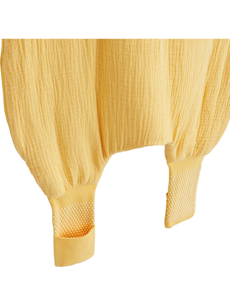 Turbulette TOG 2 en gaze de coton avec pieds retroussables Ciao Milano Jaune - Kiabi