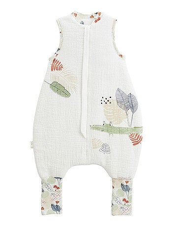 Turbulette TOG 2 en gaze de coton avec pieds retroussables Sian