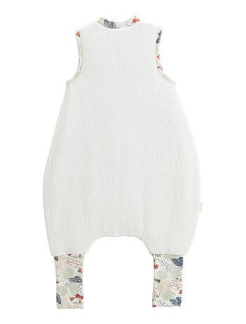Turbulette TOG 2 en gaze de coton avec pieds retroussables Sian