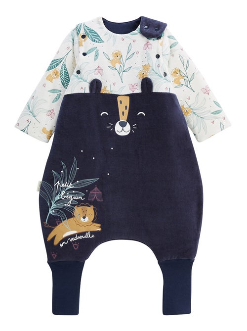 Turbulette TOG 2 en velours avec pieds retroussables et manches amovibles Charly - Kiabi