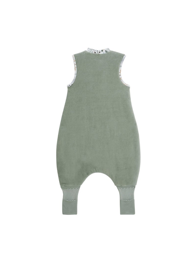 Turbulette TOG 2 en velours avec pieds retroussables Noah Vert - Kiabi