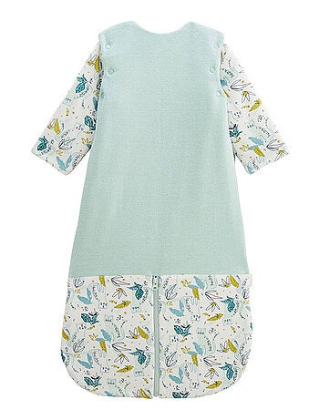 Turbulette TOG 2,5 en velours avec manches amovibles et jambes séparables Oscar