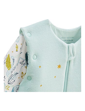 Turbulette TOG 2,5 en velours avec manches amovibles et jambes séparables Oscar