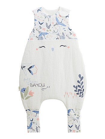 Turbulette TOG2 en gaze de coton avec pieds retroussables Tiana