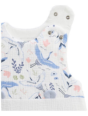 Turbulette TOG2 en gaze de coton avec pieds retroussables Tiana