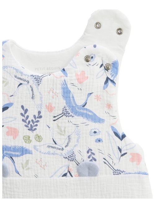 Turbulette TOG2 en gaze de coton avec pieds retroussables Tiana - Kiabi