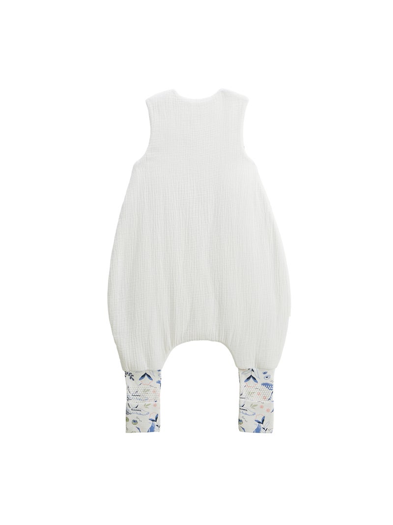 Turbulette TOG2 en gaze de coton avec pieds retroussables Tiana Ecru - Kiabi