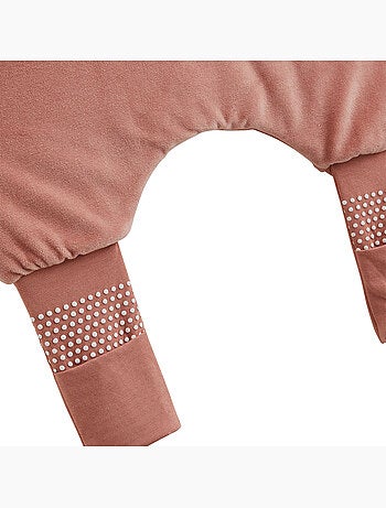 Turbulette tog2 en velours avec pieds retroussables et manches amovibles cléo
