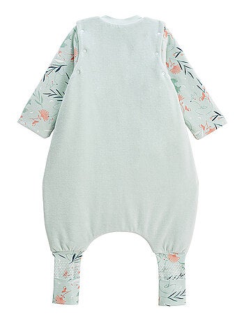 Turbulette TOG2 en velours avec pieds retroussables et manches amovibles Dina