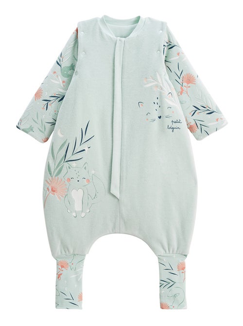 Turbulette TOG2 en velours avec pieds retroussables et manches amovibles Dina - Kiabi