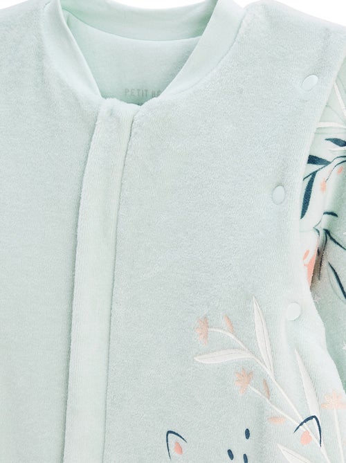 Turbulette TOG2 en velours avec pieds retroussables et manches amovibles Dina - Kiabi