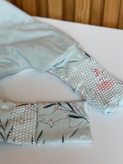 Turbulette TOG2 en velours avec pieds retroussables et manches amovibles Dina - Kiabi