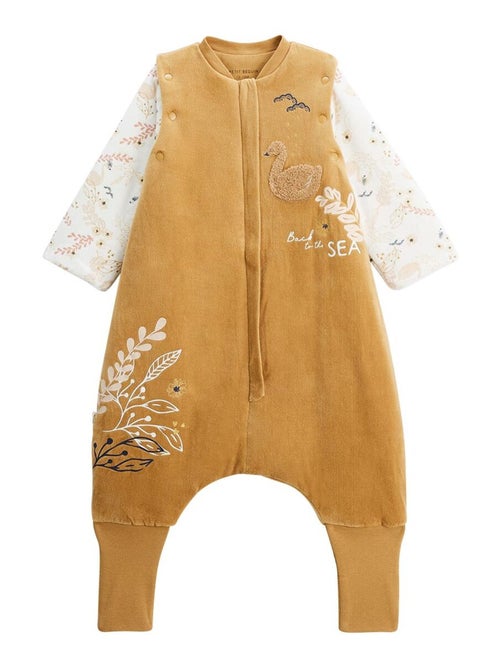 Turbulette TOG2 en velours avec pieds retroussables et manches amovibles Swan - Kiabi