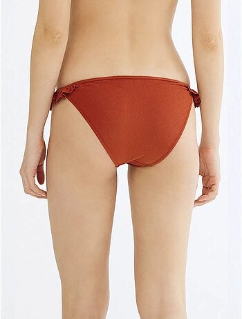 Tuva bas de bikini à volants sur le côté penti